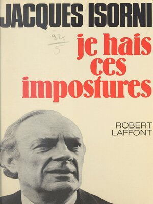 cover image of Je hais ces impostures